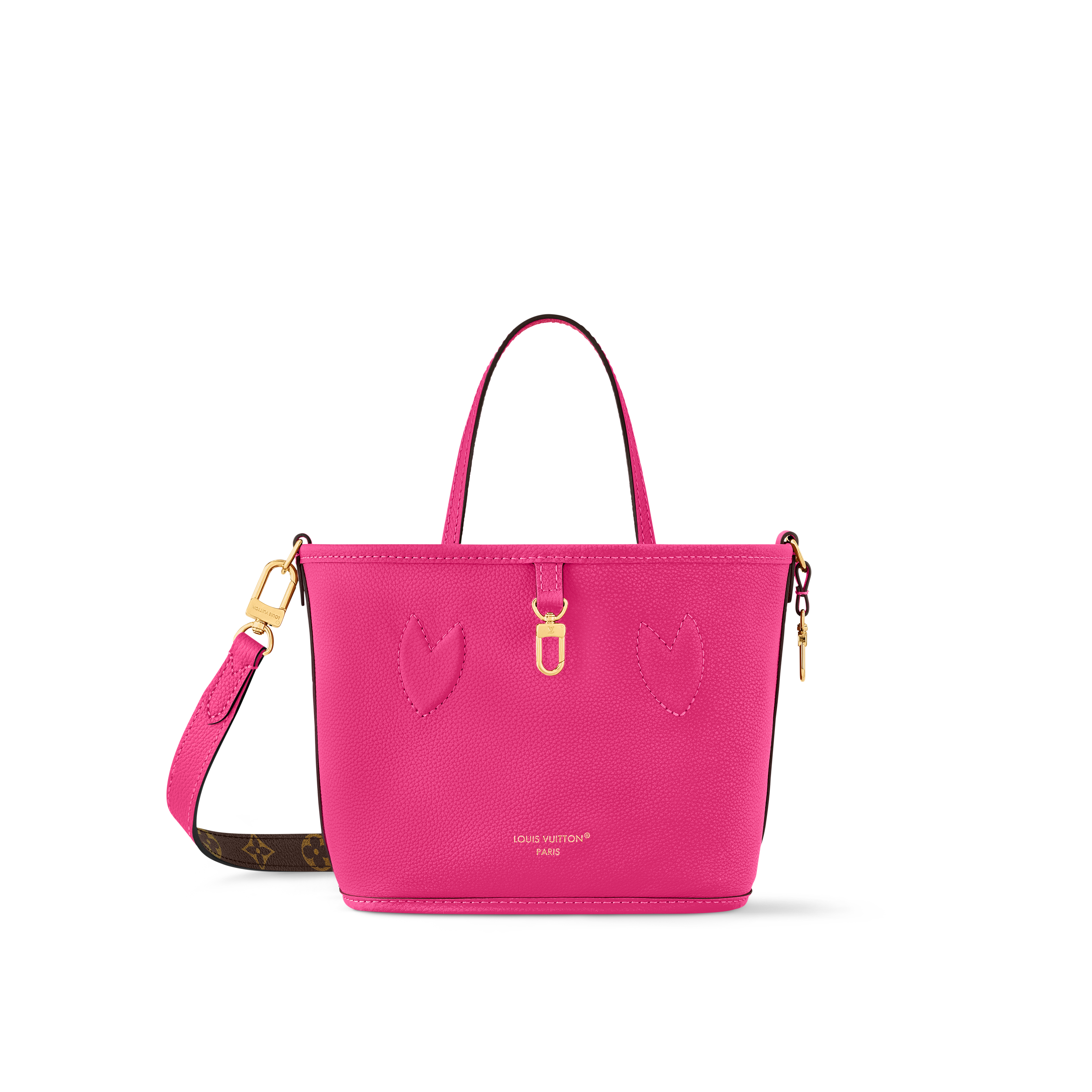 Neverfull Bandouliere Inside Out BB Bag Luxury Pink LOUIS VUITTON